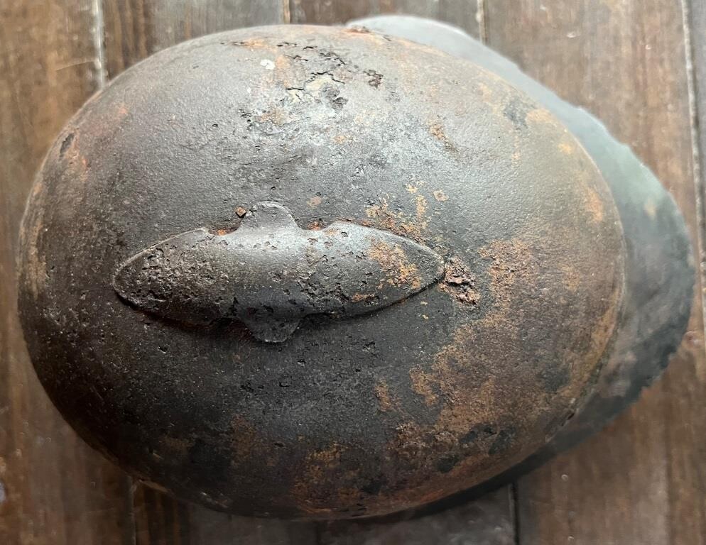 Soviet helmet SSh36 / from Novgorod 