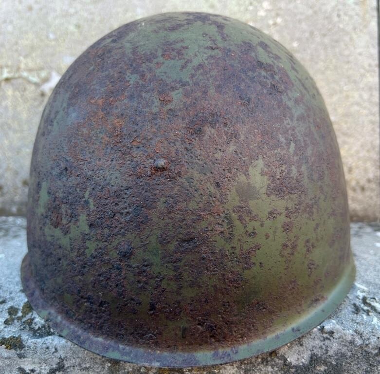 Soviet helmet SSh39 / from Stalingrad