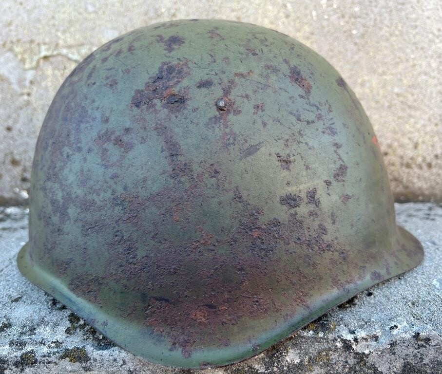 Soviet helmet SSh39 / from Stalingrad