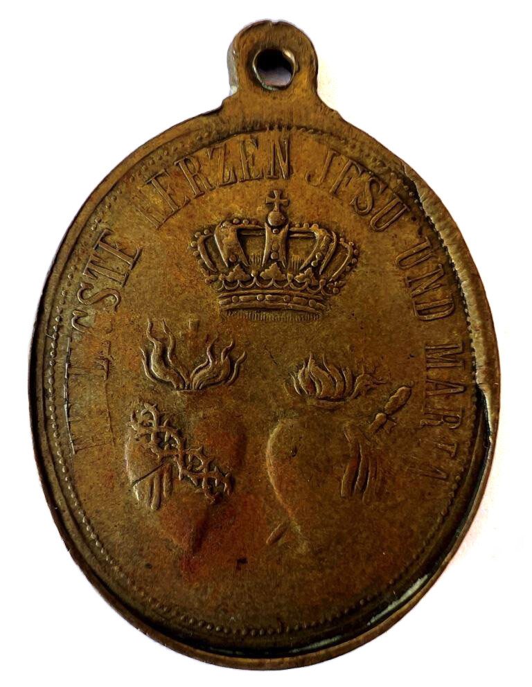 Catholic pendant / from Novgorod