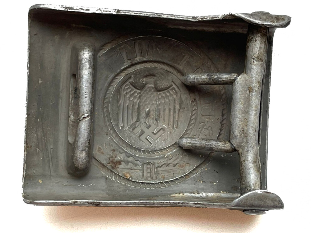 Wehrmacht belt buckle "Gott mit Uns" / from Stalingrad