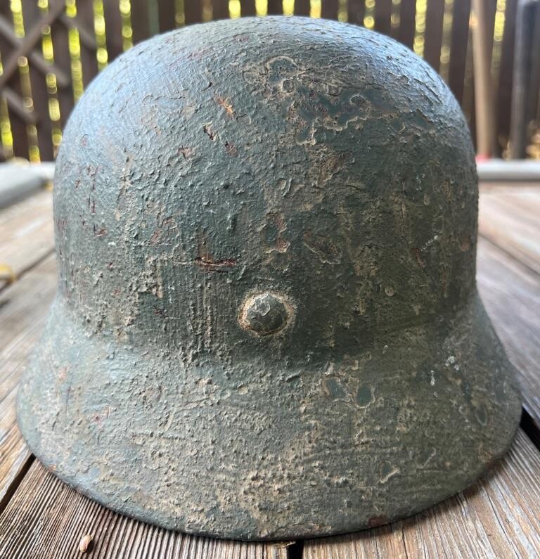 Wehrmacht helmet M35 DD / from Stalingrad