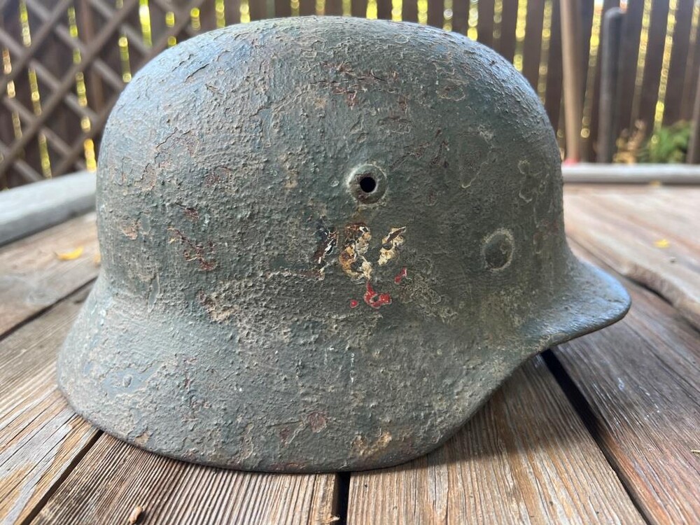 Wehrmacht helmet M35 DD / from Stalingrad