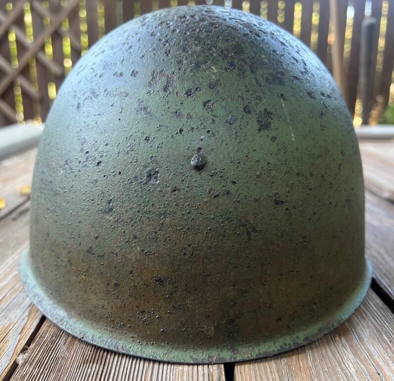 Soviet helmet SSh39 / from Stalingrad