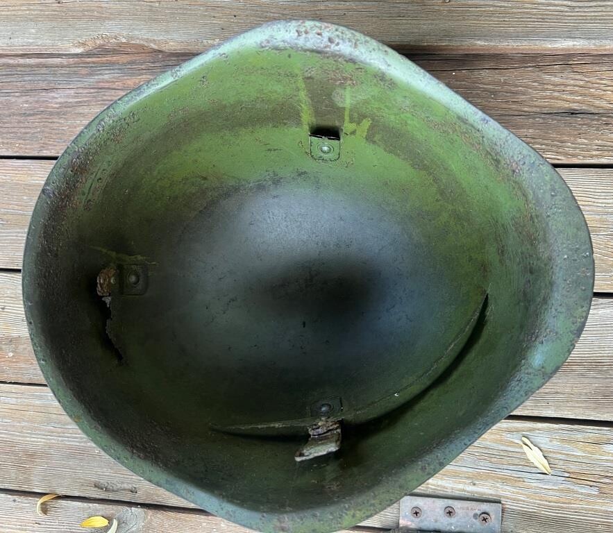 Soviet helmet SSh39 / from Stalingrad