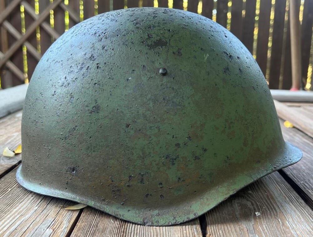 Soviet helmet SSh39 / from Stalingrad