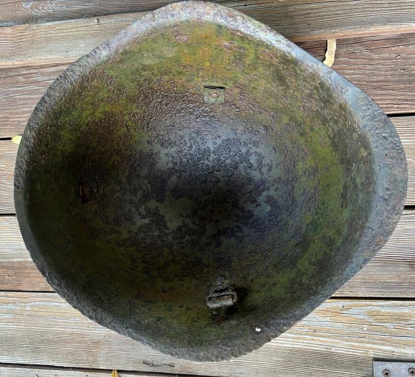 Soviet helmet SSh39 / from Stalingrad