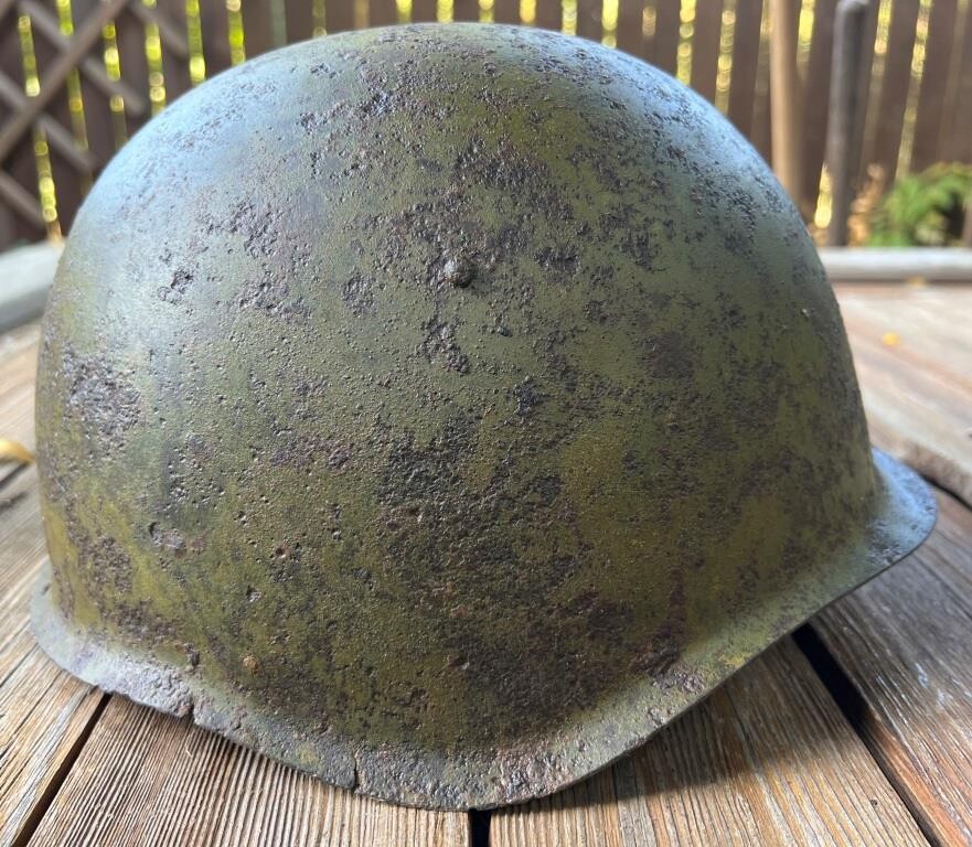 Soviet helmet SSh39 / from Stalingrad