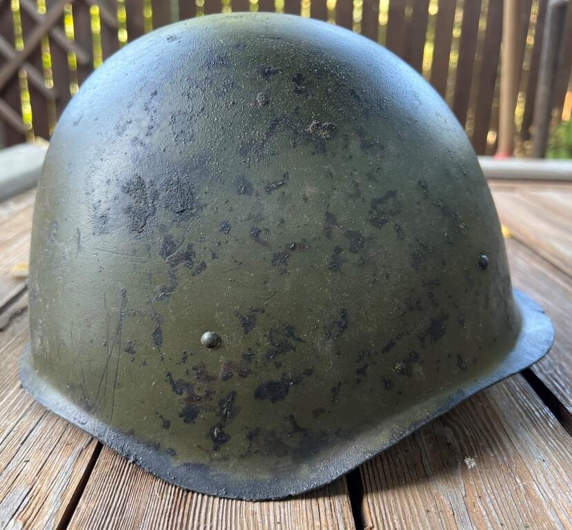 Soviet helmet SSh39 / from Novgorod