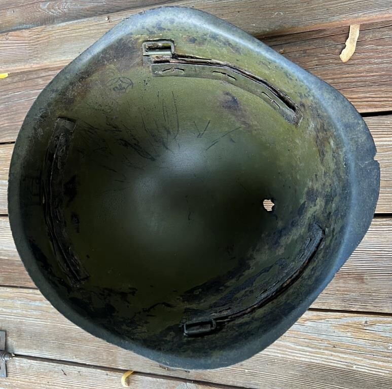 Soviet helmet SSh39 / from Novgorod