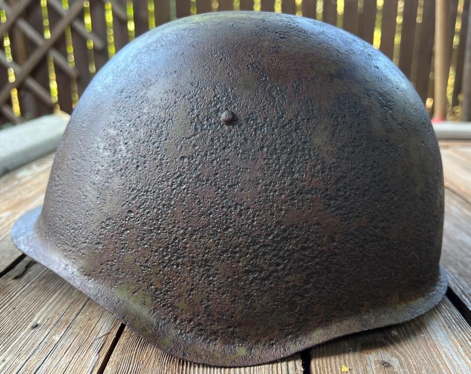 Soviet helmet SSh39 / from Stalingrad