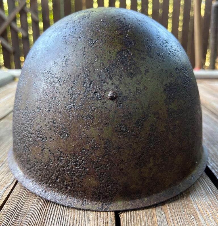 Soviet helmet SSh39 / from Stalingrad