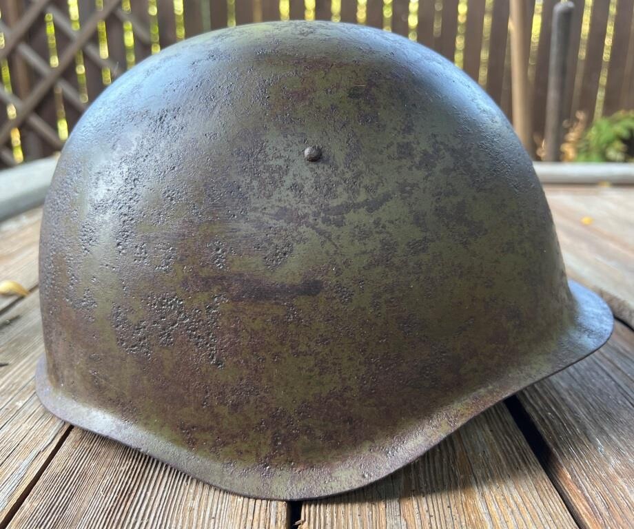 Soviet helmet SSh39 / from Stalingrad