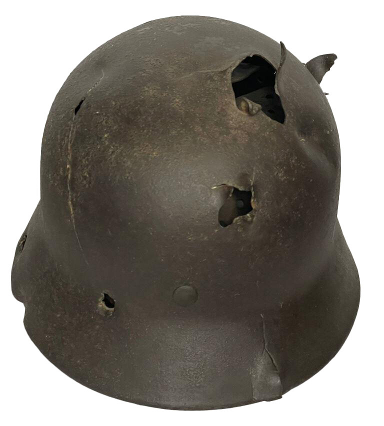 Waffen SS helmet M40 / from Karelia