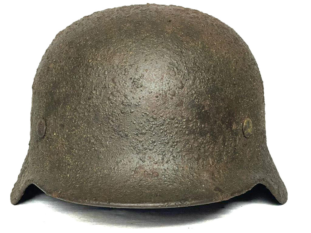 Waffen SS helmet M40 / from Moscow