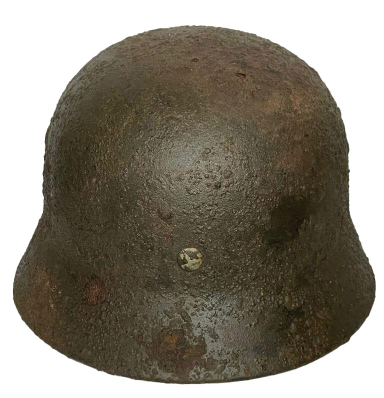 Waffen SS helmet M40 / from Moscow