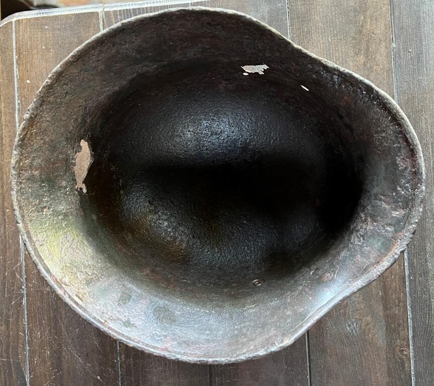 German helmet M40 / from Stalingrad