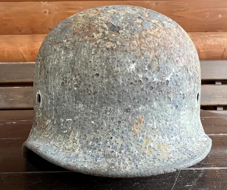 German helmet M40 / from Murmansk