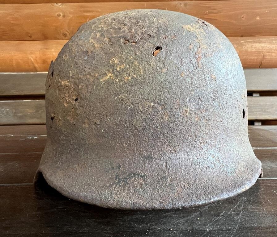 German helmet M40 / from Stalingrad