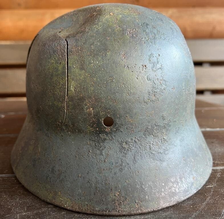 German helmet M35 DD / from Stalingrad