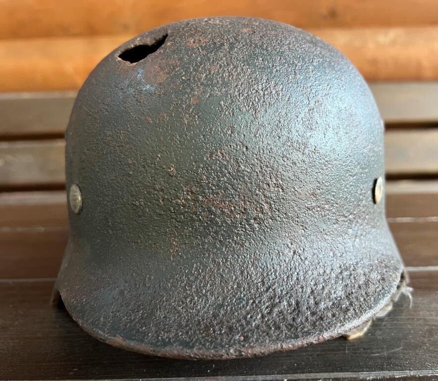 German helmet M35 DD / from Stalingrad