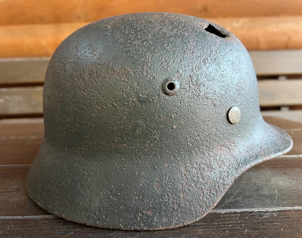 German helmet M35 DD / from Stalingrad