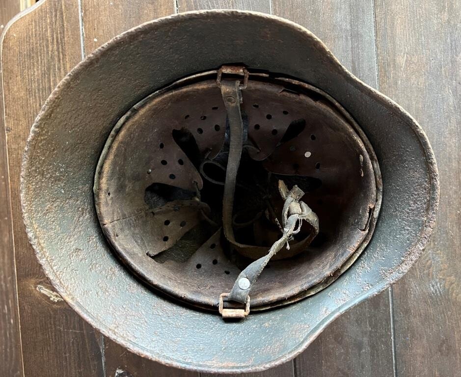 German helmet M35 DD / from Stalingrad