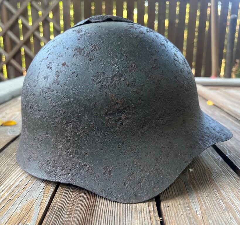 Soviet helmet SSh36 / from Stalingrad 