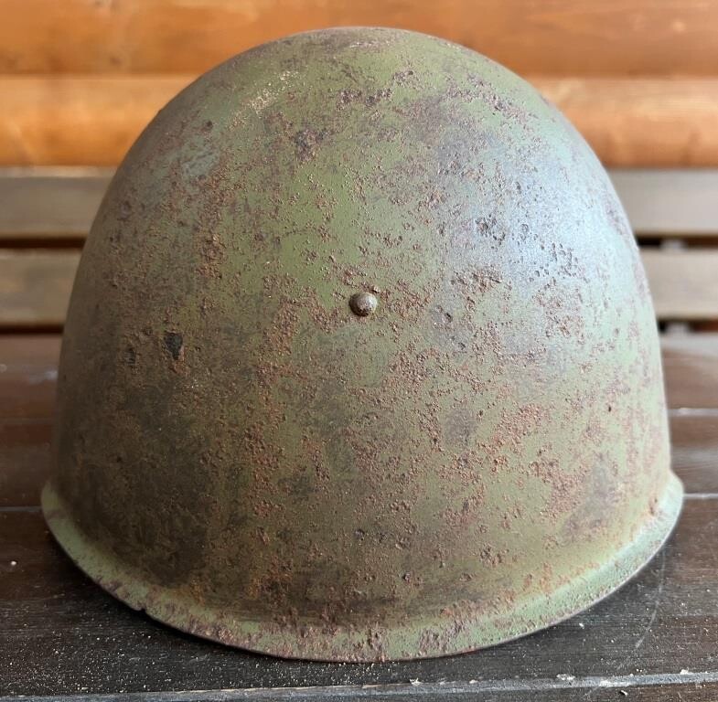 Soviet helmet SSh39 / from Stalingrad 