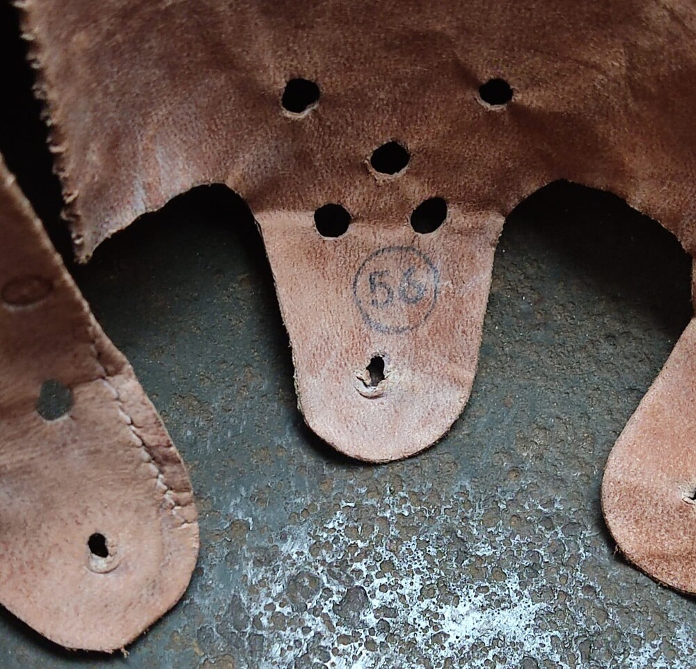 Winter camo Wehrmacht helmet M40 / from Stalingrad