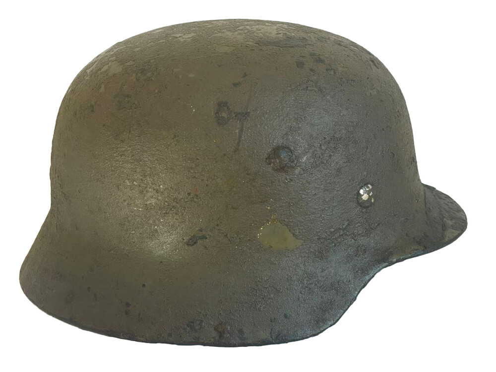 German helmet M35 / from Lake Seliger