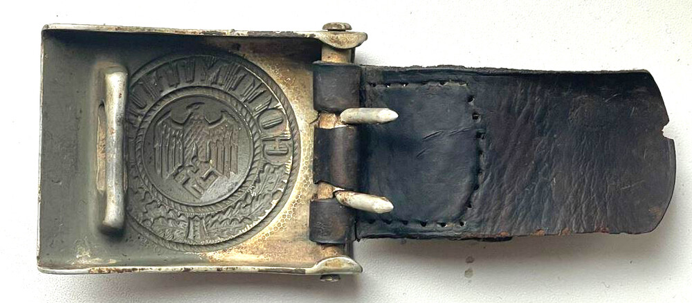 Wehrmacht belt with buckle "Gott mit Uns" / from Stalingrad