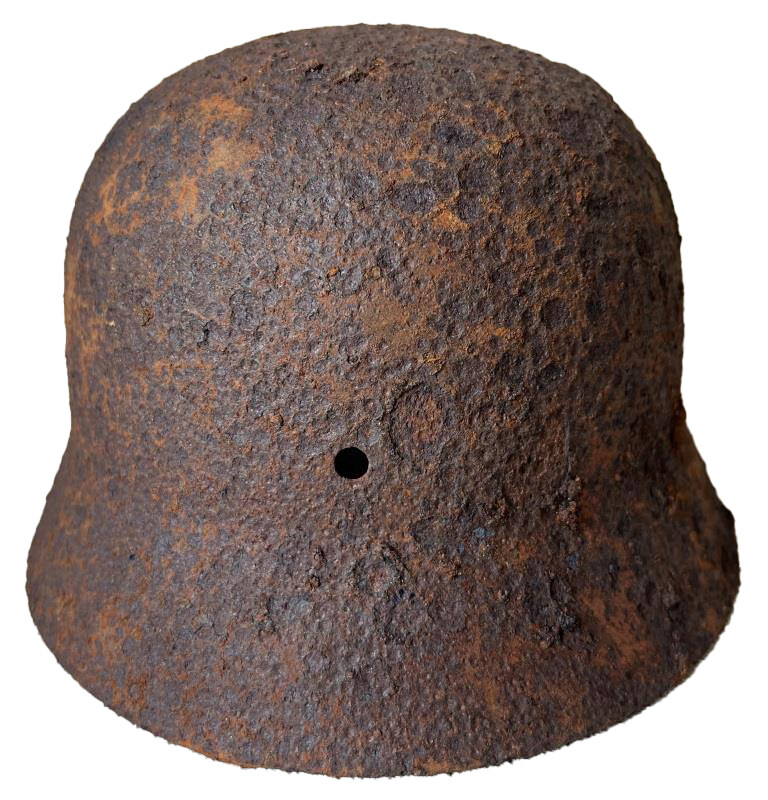 German helmet M40 / from Leningrad 