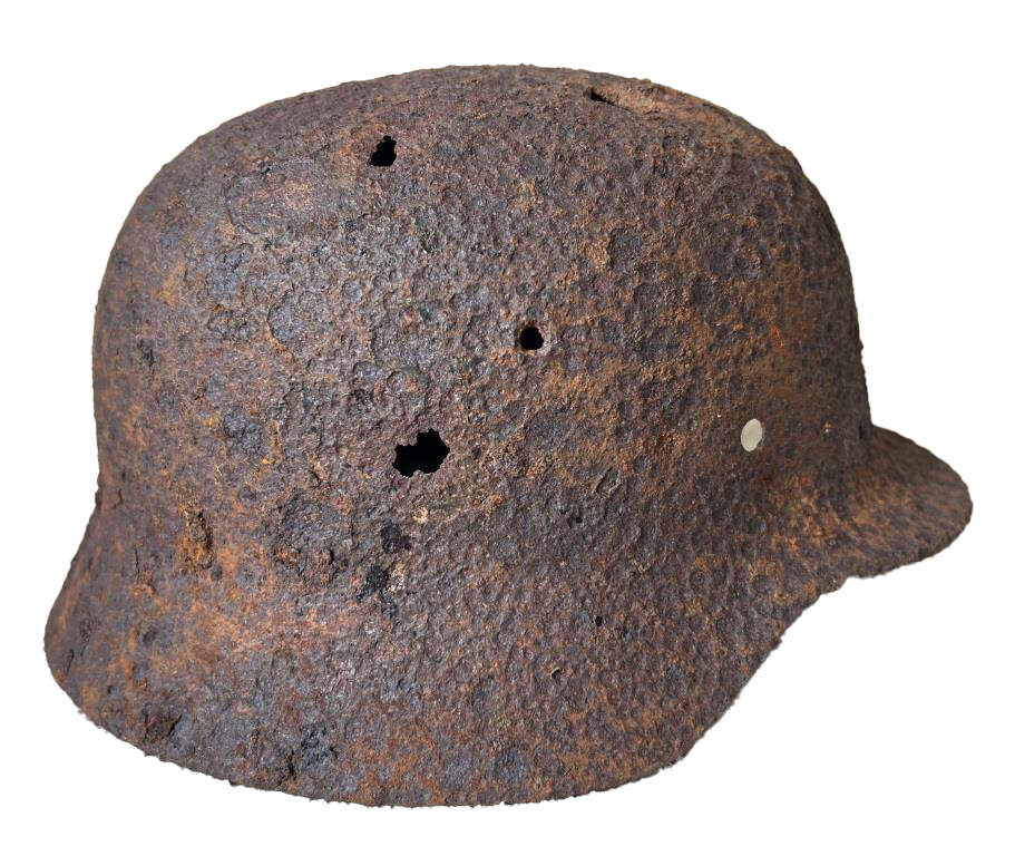 German helmet M40 / from Leningrad 