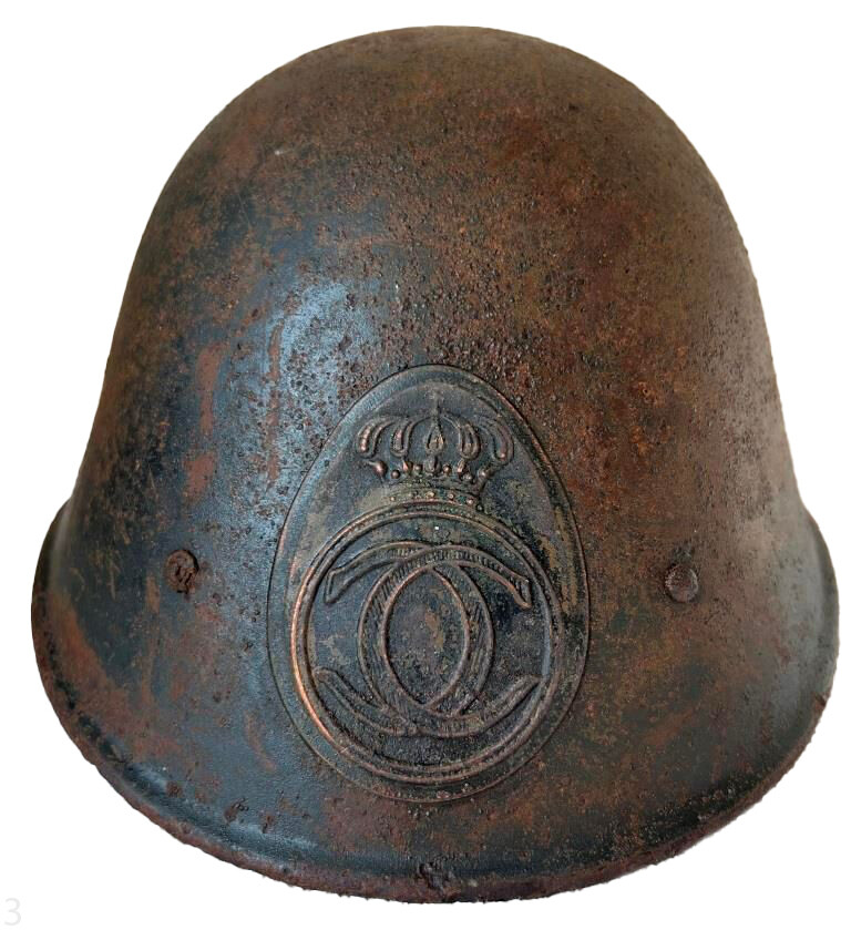 Romanian helmet / from Stalingrad