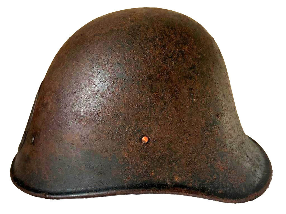 Romanian helmet / from Stalingrad