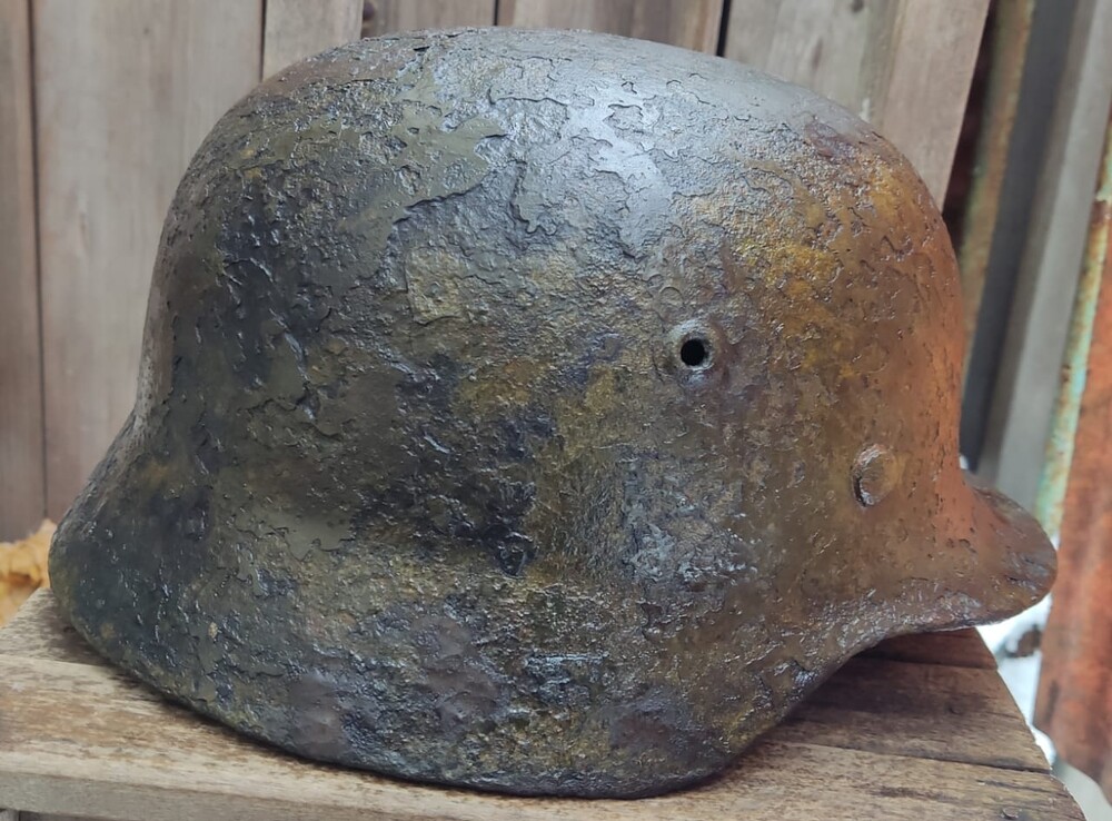 Wehrmacht helmet M40 / from Kalinin