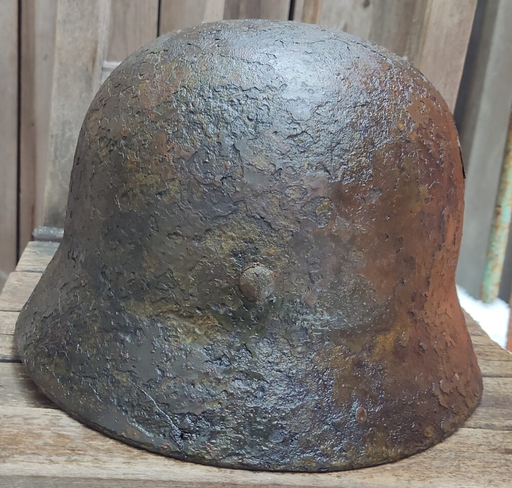 Wehrmacht helmet M40 / from Kalinin