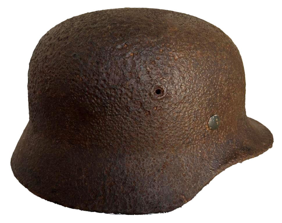 German helmet M40 / from Leningrad 