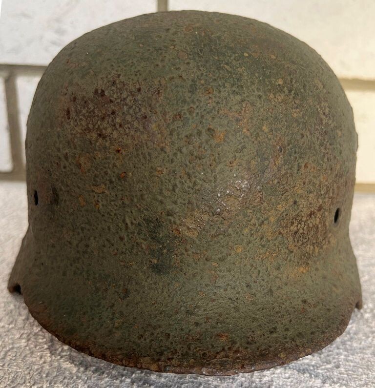 German helmet M35 / from Velikiye Luki