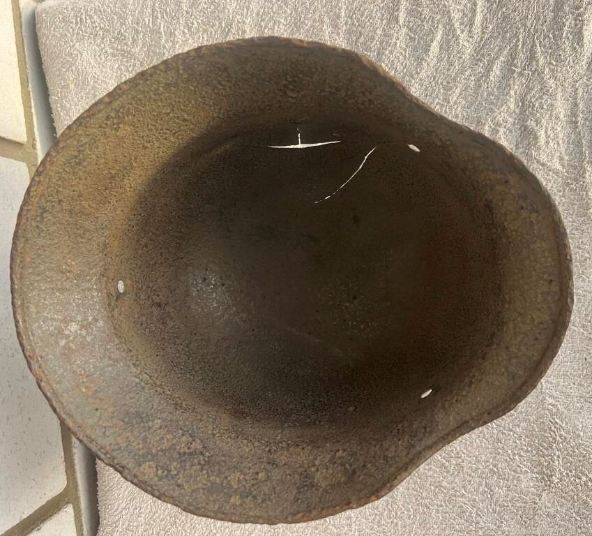 German helmet M35 / from Velikiye Luki