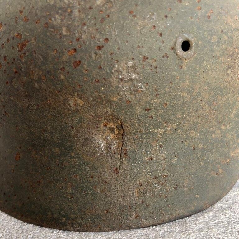 German helmet M40 / from Stalingrad 