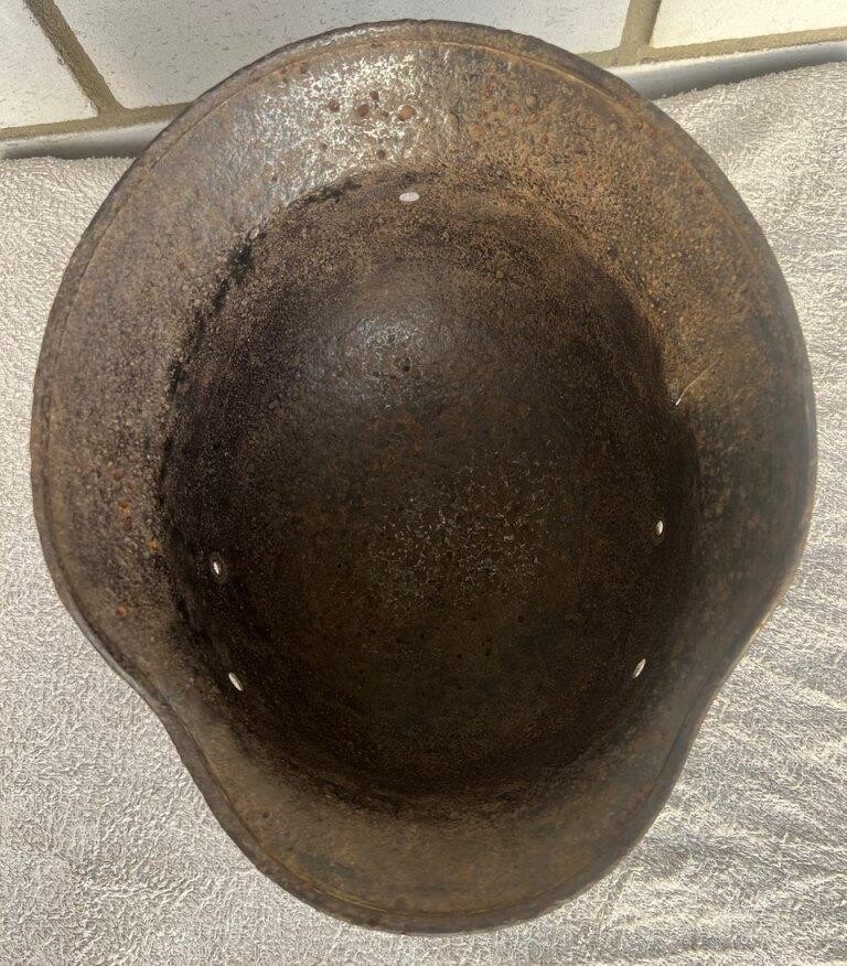 German helmet M40 / from Stalingrad 