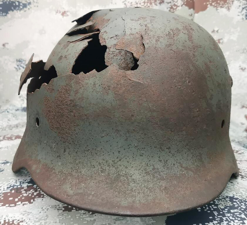 Wehrmacht helmet M35 / from Kalinin