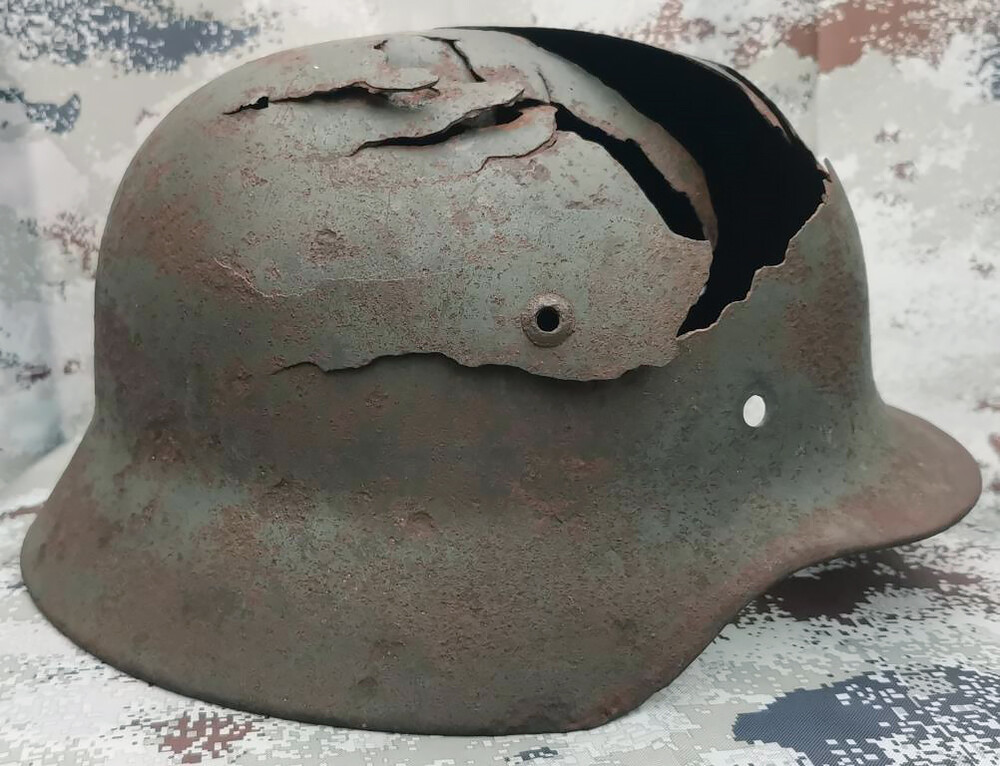 Wehrmacht helmet M35 / from Kalinin