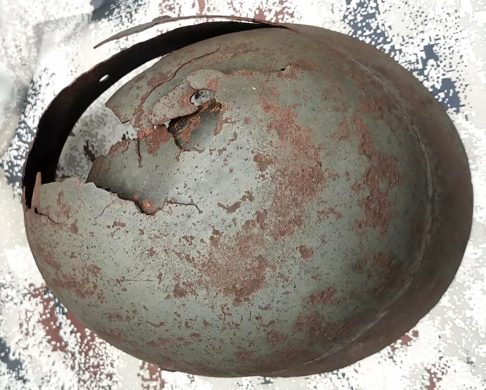 Wehrmacht helmet M35 / from Kalinin