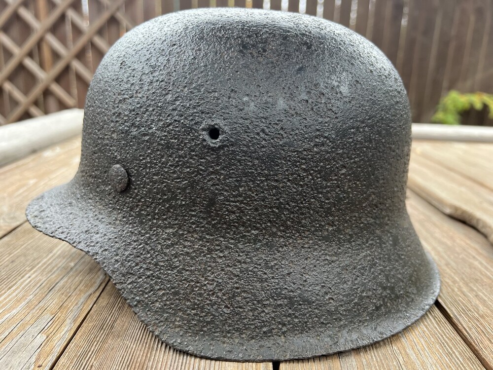 Waffen SS helmet M42 / from Demyansk