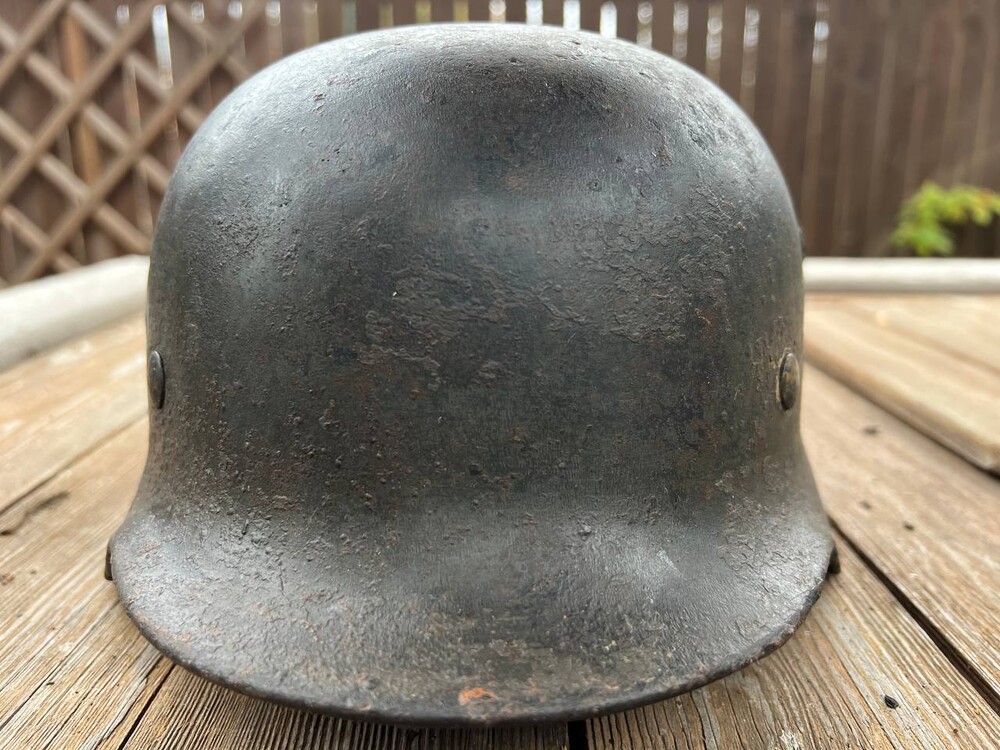 Wehrmacht helmet M35 DD / from Novgorod