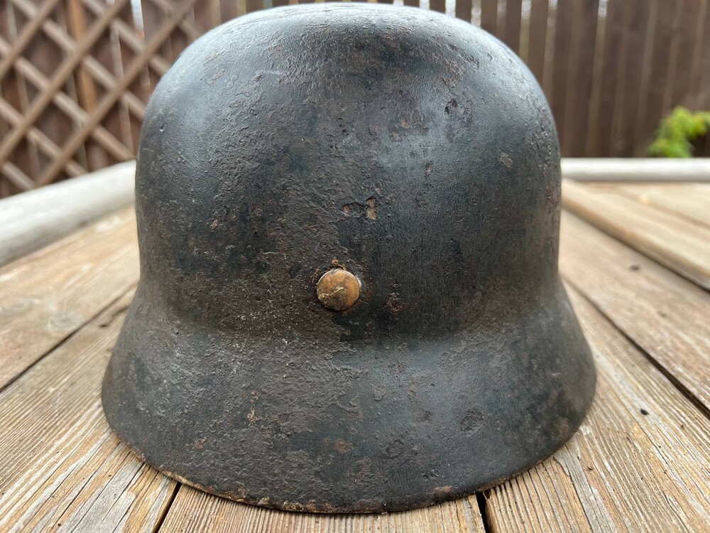 Wehrmacht helmet M35 DD / from Novgorod