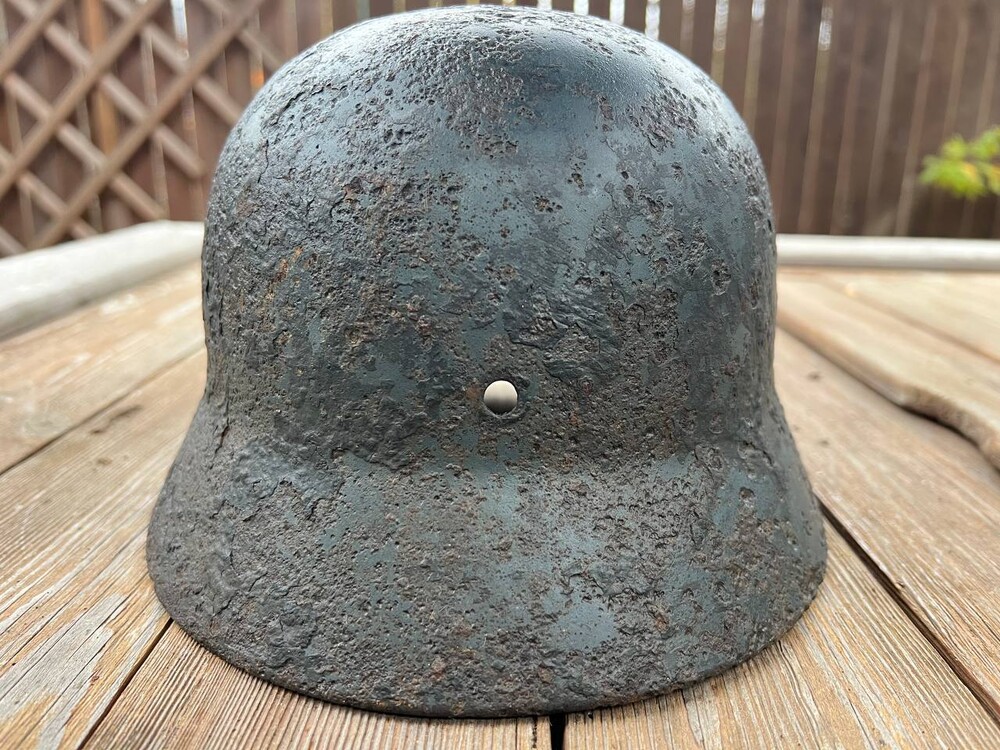 Wehrmacht helmet M35 DD / from Stalingrad